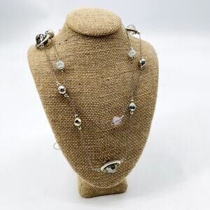 Beaded Bobble Layered Necklace